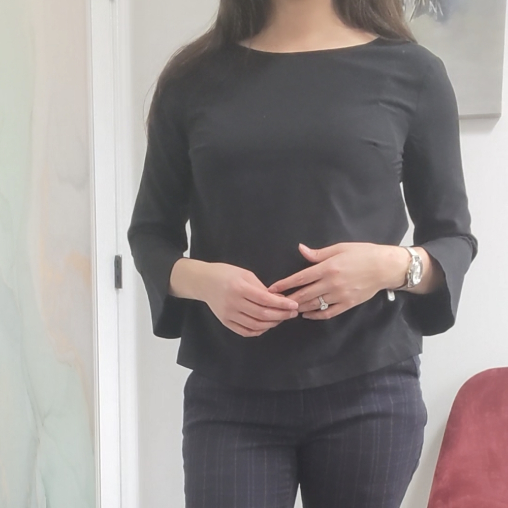 Banana Republic Blouse Black Size XS